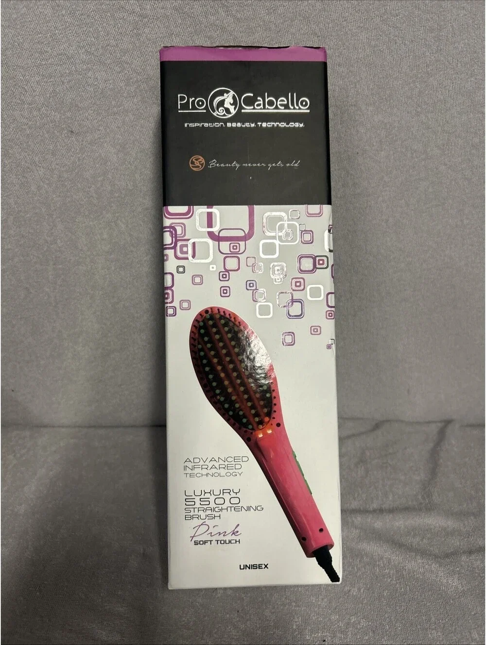 Pro Cabello Straightening Brush Advanced Infrared Technology 5500 PINK